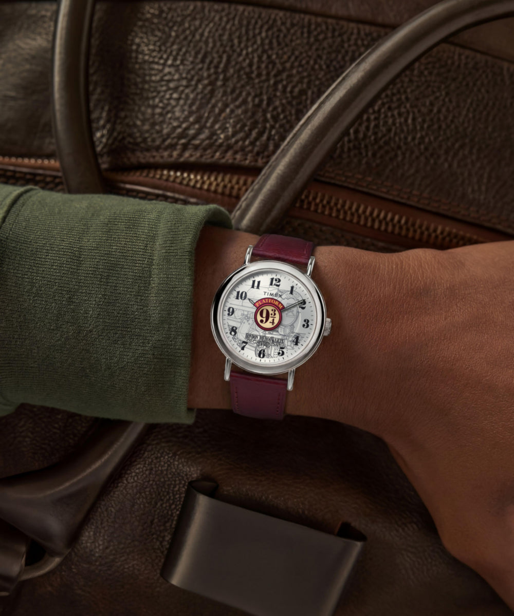 Harry Potter x Timex Weekender Platform 9 3/4 37mm Leather Strap Watch - Image 2