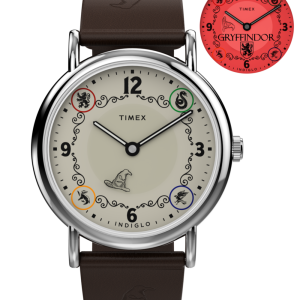 Harry Potter x Timex Weekender Gryffindor House 38mm Leather Strap Watch