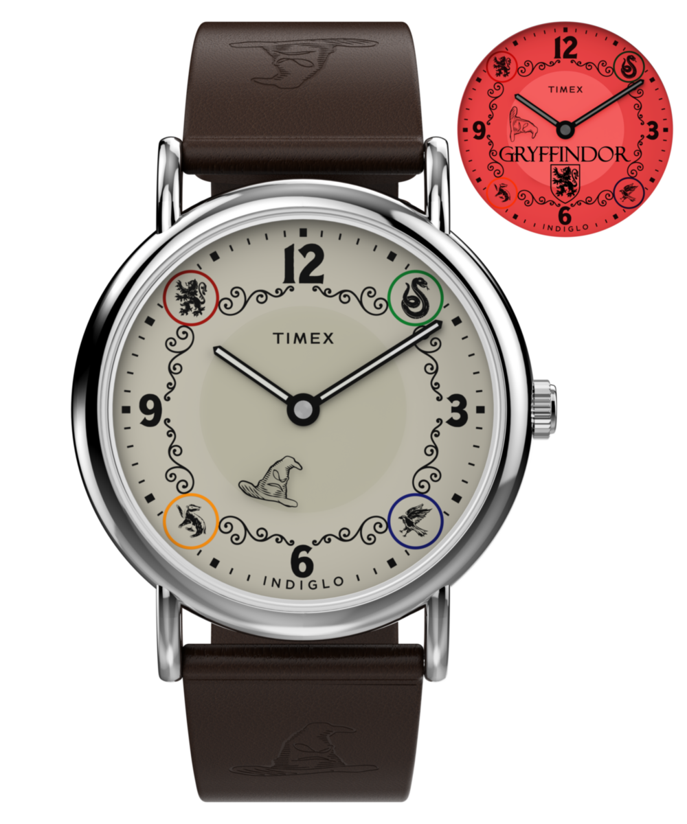 Harry Potter x Timex Weekender Gryffindor House 38mm Leather Strap Watch