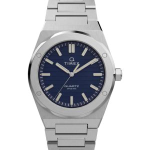 Q Timex Marbella 40.5mm Stainless Steel Bracelet Watch