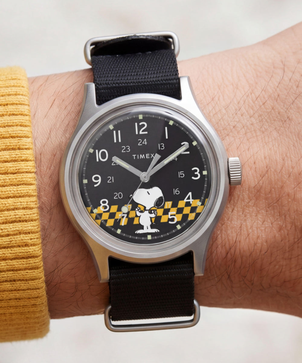 Peanuts® x Timex MK1® 36mm Fabric Strap Watch - Image 2