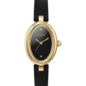 Cavatina® Luxe 22mm Leather Strap Watch