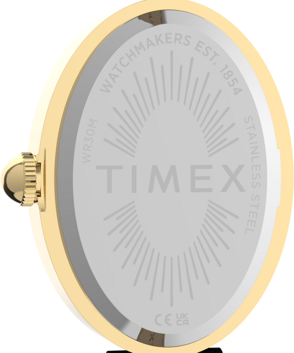Cavatina® Luxe 22mm Leather Strap Watch - Image 5