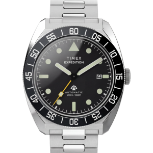 Expedition® Pioneer Automatic 41mm Stainless Steel Bracelet Watch