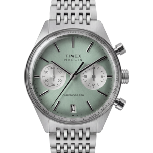 Marlin® Jet Chronograph 40mm Stainless Steel Bracelet Watch