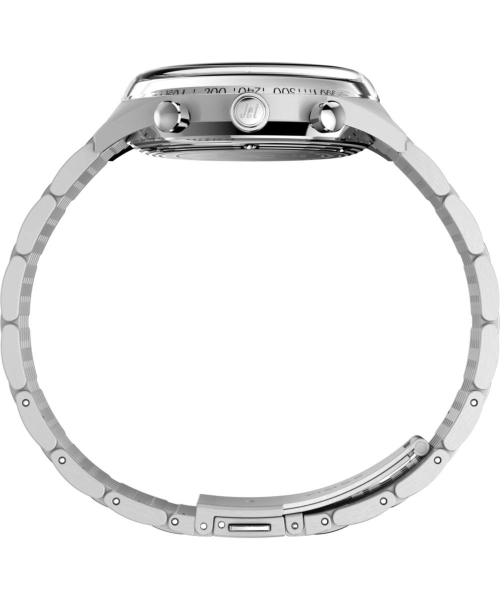 Marlin® Jet Chronograph 40mm Stainless Steel Bracelet Watch - Image 3