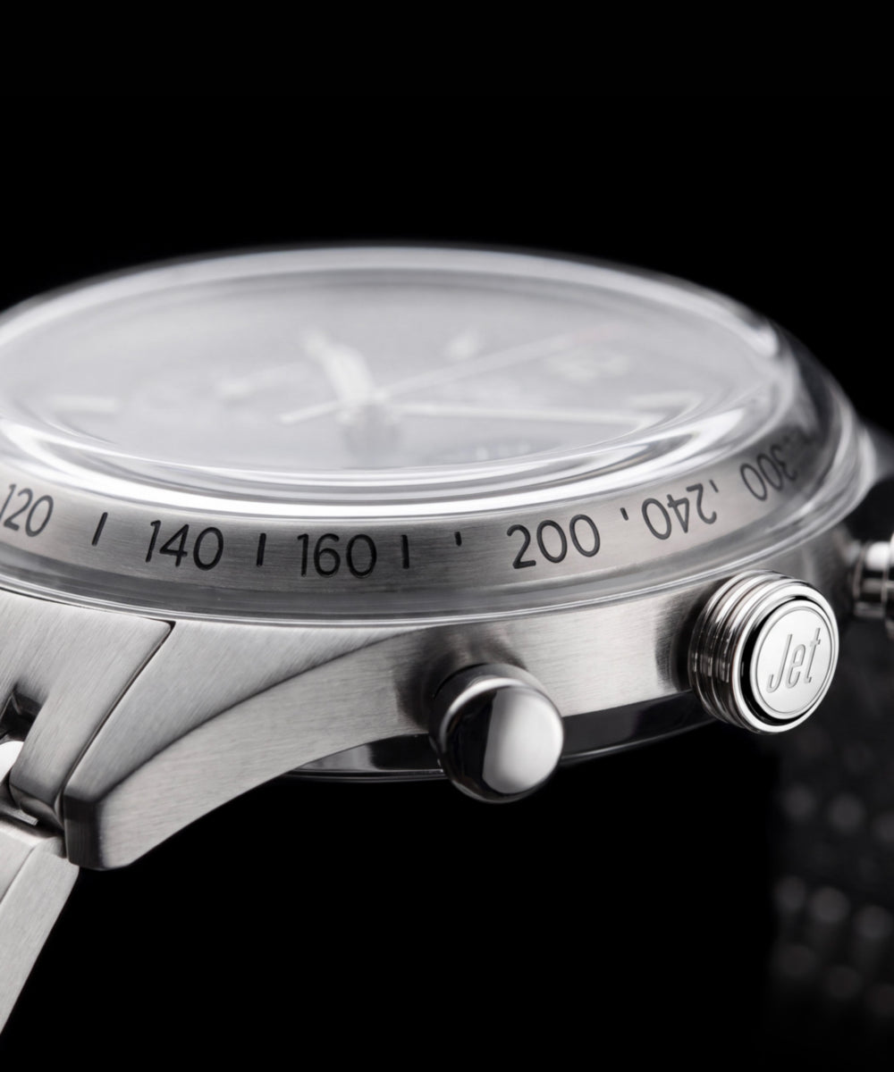 Marlin® Jet Chronograph 40mm Stainless Steel Bracelet Watch - Image 8