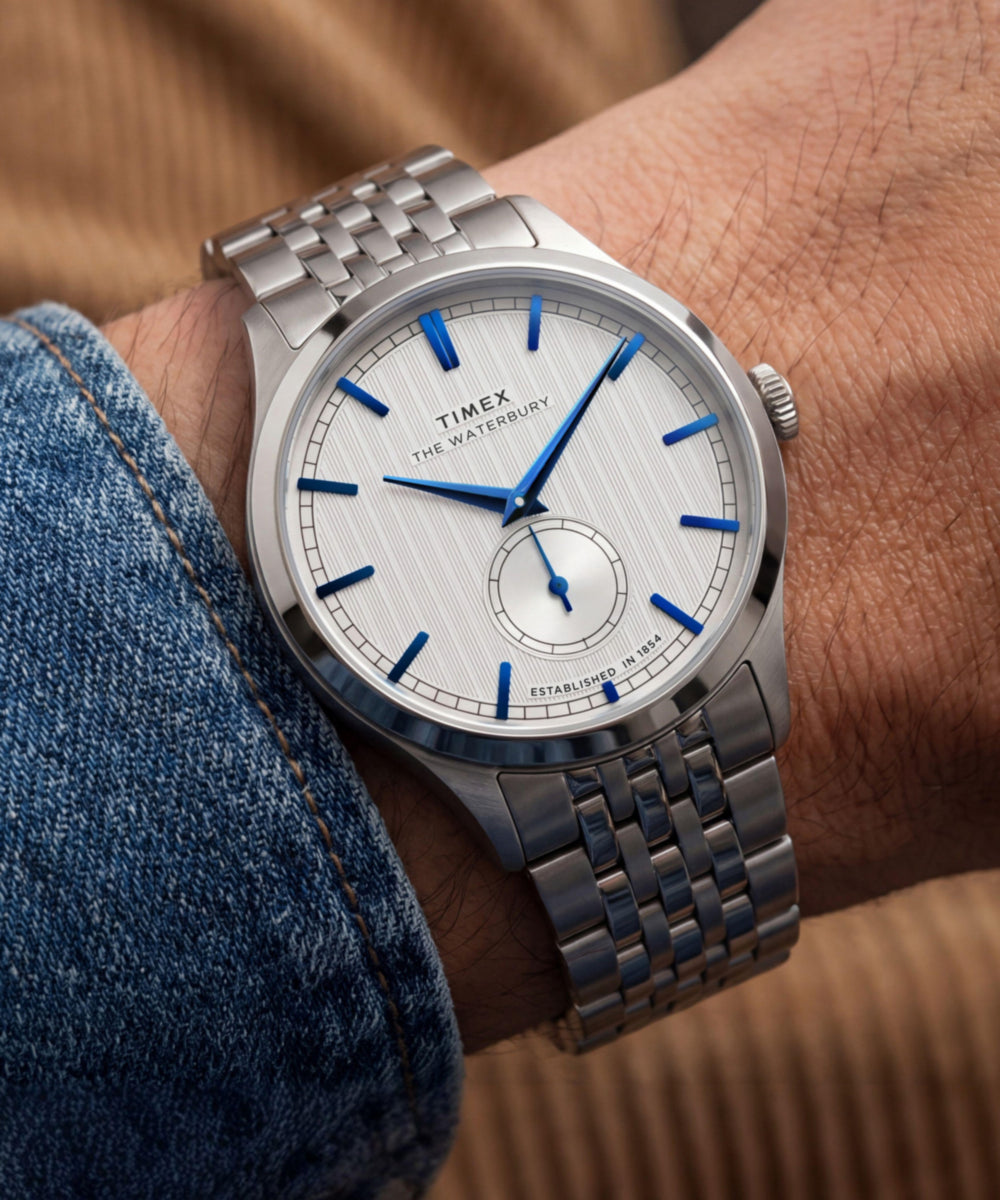 Waterbury Classic Sub-Second 39mm Stainless Steel Bracelet Watch - Image 2