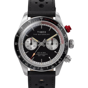 Waterbury Heritage Chronograph 39mm Leather Strap Watch