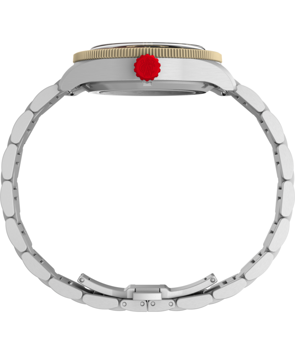 Waterbury Heritage Automatic GMT 41.5mm Stainless Steel Bracelet Watch - Image 3