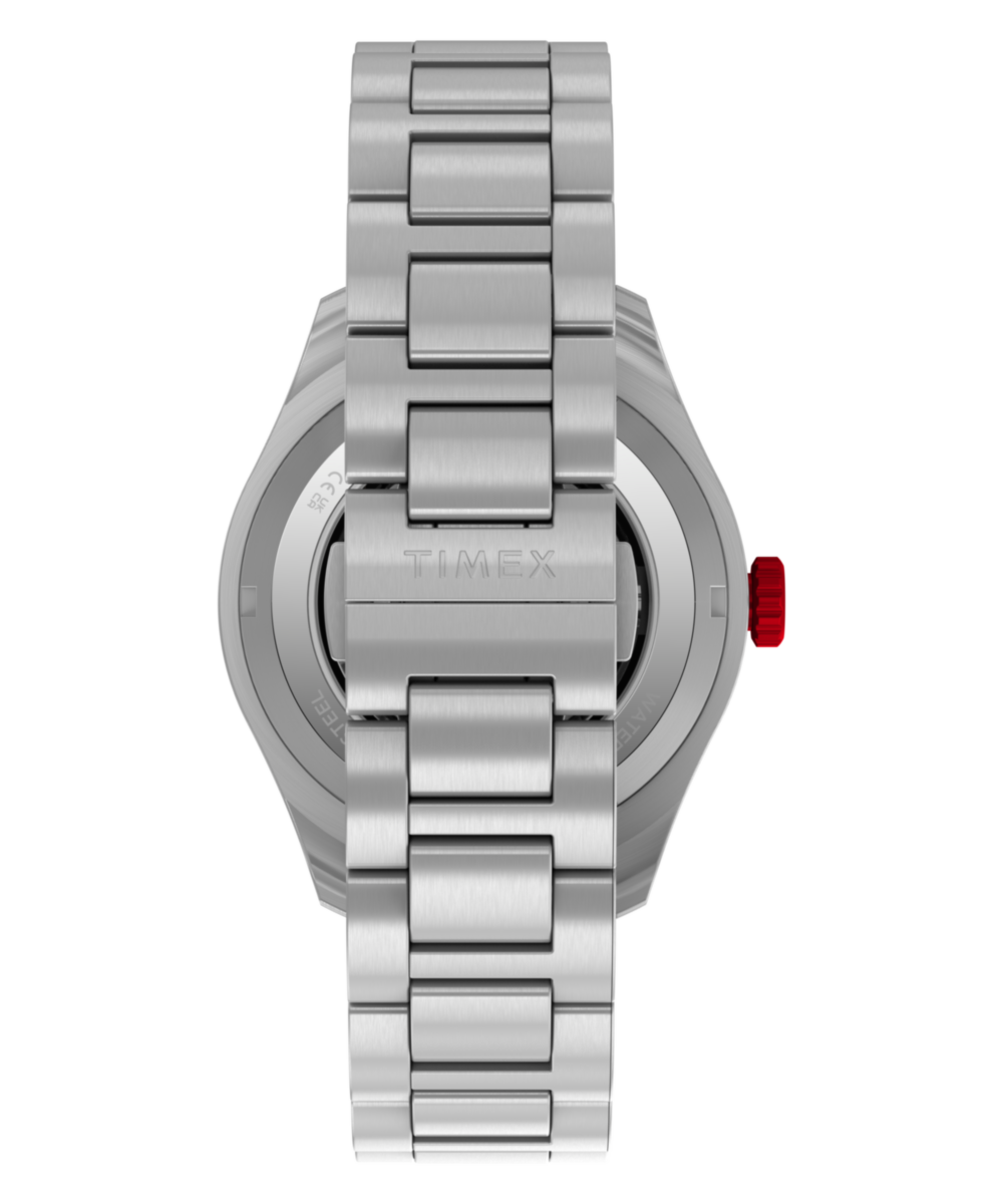 Waterbury Heritage Automatic GMT 41.5mm Stainless Steel Bracelet Watch - Image 4