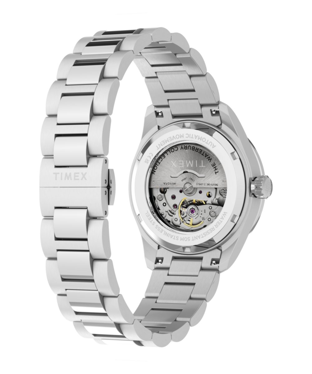 Waterbury Heritage Automatic 39mm Stainless Steel Bracelet Watch - Image 6