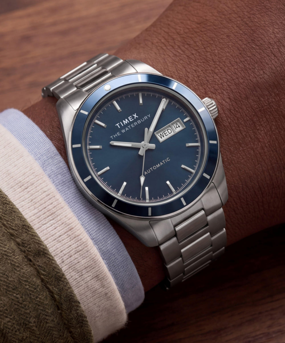 Waterbury Heritage Automatic 39mm Stainless Steel Bracelet Watch - Image 2
