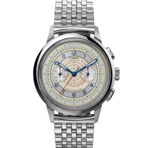 Marlin® Neo Classic Chronograph 40mm Stainless Steel Bracelet Watch