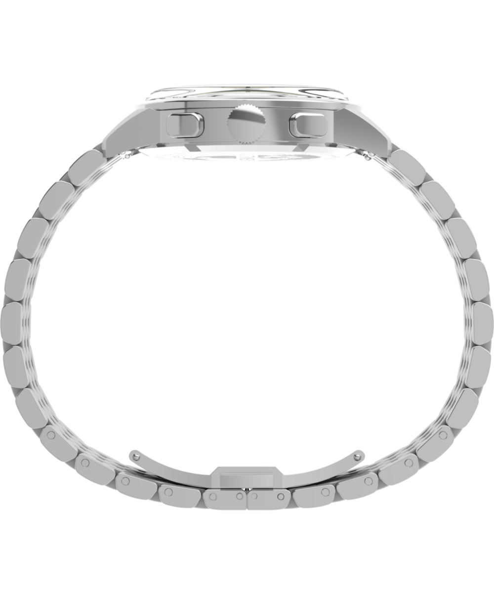 Marlin® Neo Classic Chronograph 40mm Stainless Steel Bracelet Watch - Image 3