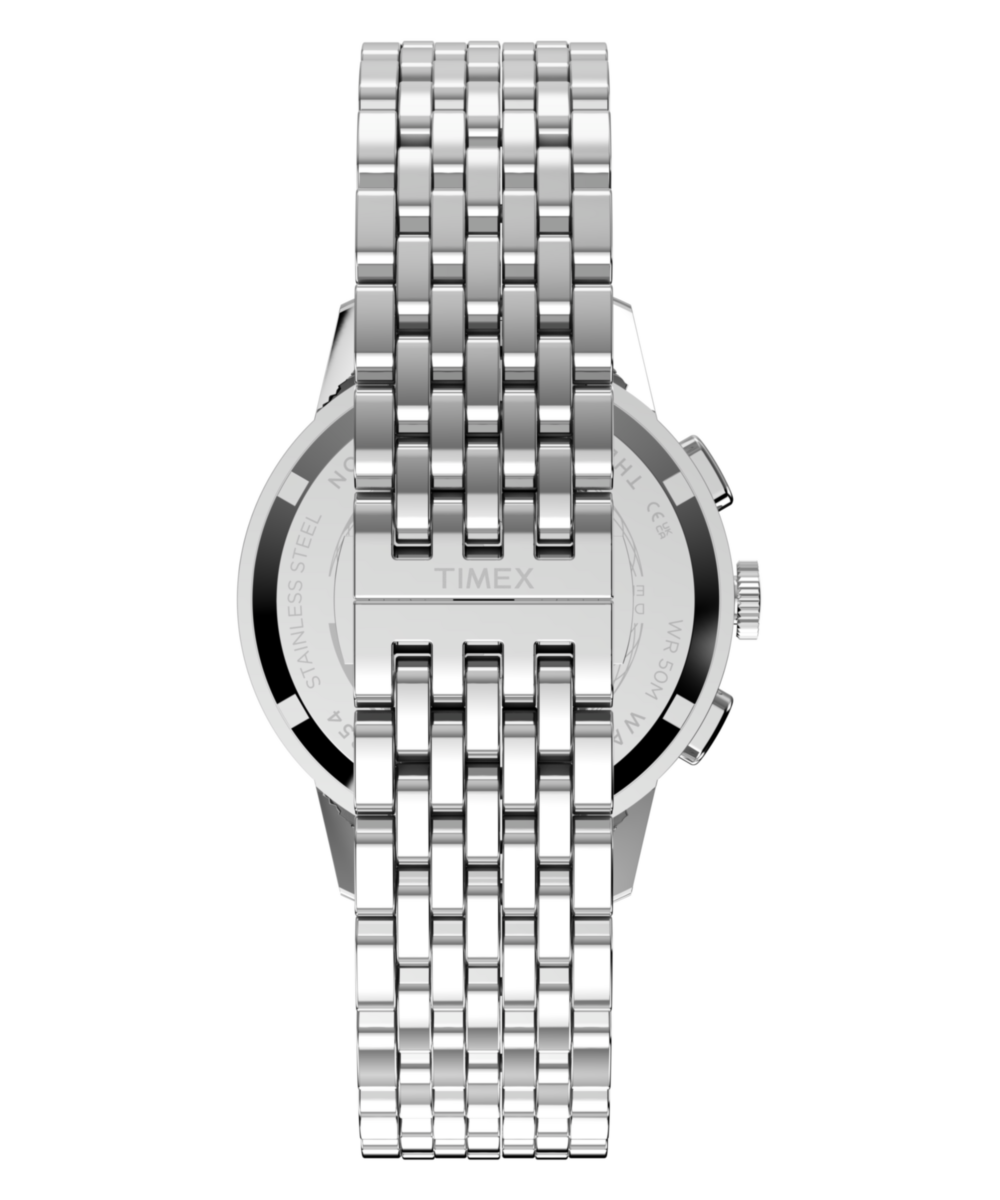 Marlin® Neo Classic Chronograph 40mm Stainless Steel Bracelet Watch - Image 4