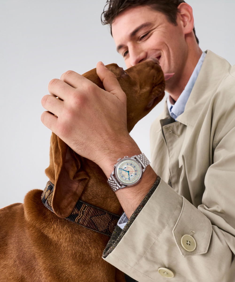 Marlin® Neo Classic Chronograph 40mm Stainless Steel Bracelet Watch - Image 9