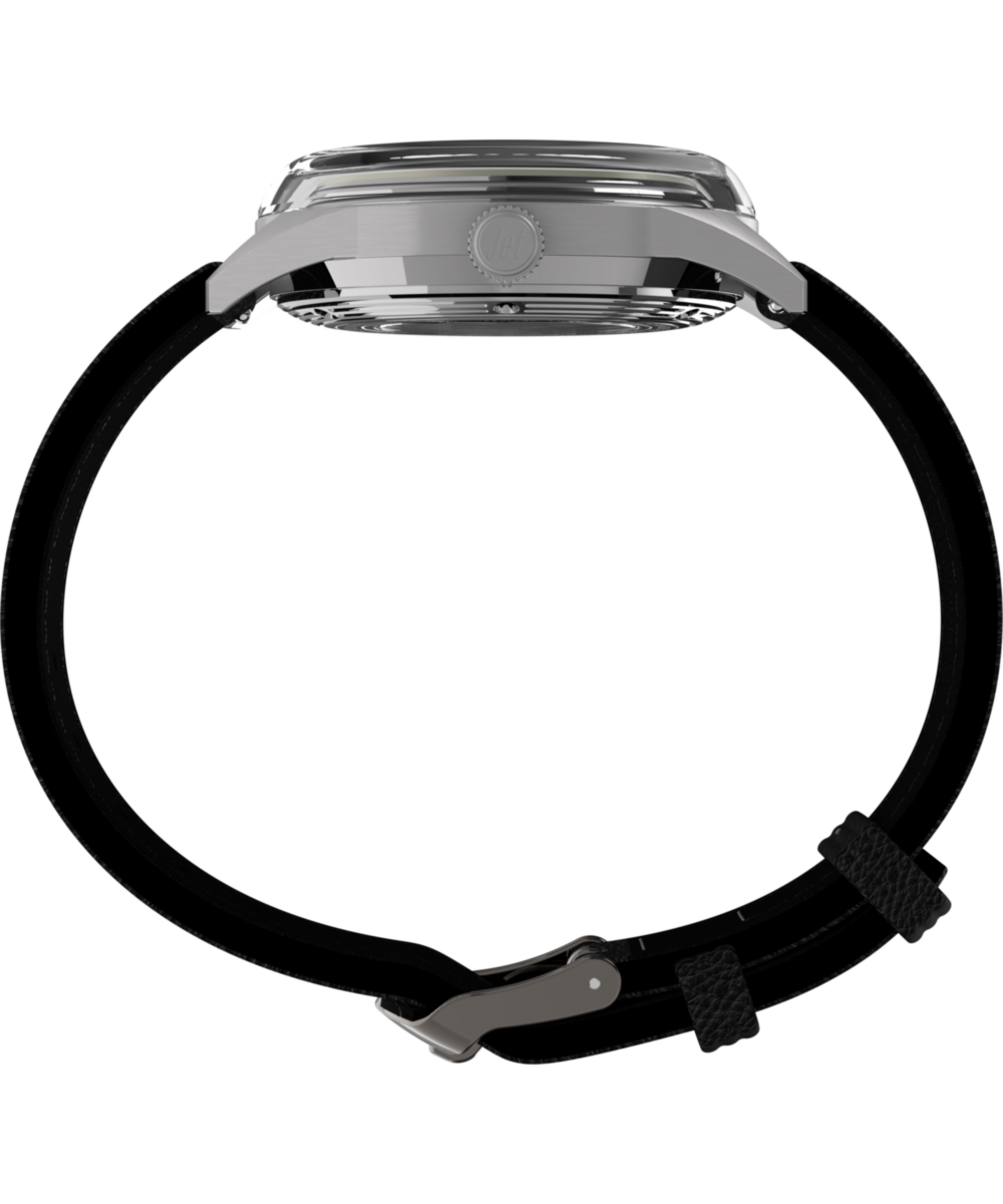 Marlin® Jet Titanium Automatic GMT 40mm Leather Strap Watch - Image 3