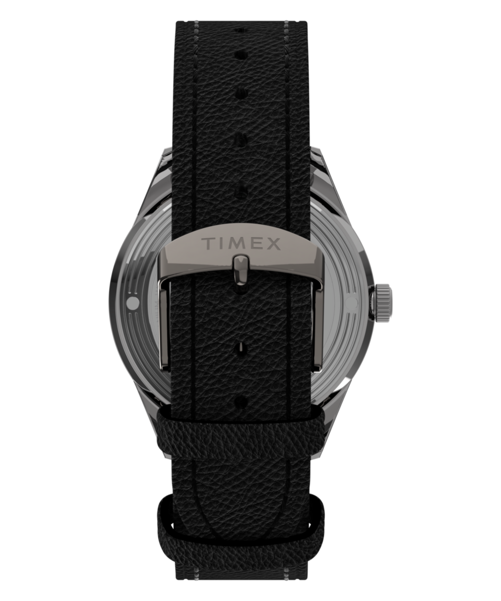 Marlin® Jet Titanium Automatic GMT 40mm Leather Strap Watch - Image 4