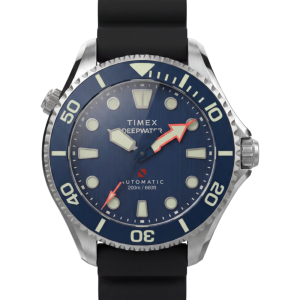 Deepwater Meridian 200 HEV Automatic 44mm HNBR Synthetic Rubber Strap Watch