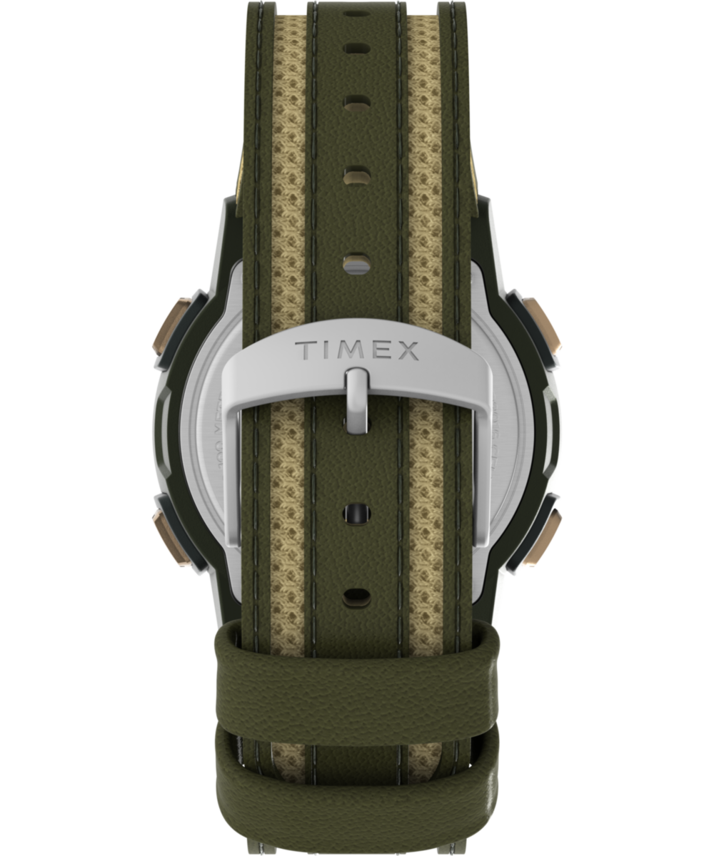 Expedition CAT5 40mm Leather and Fabric Strap Watch - Image 3