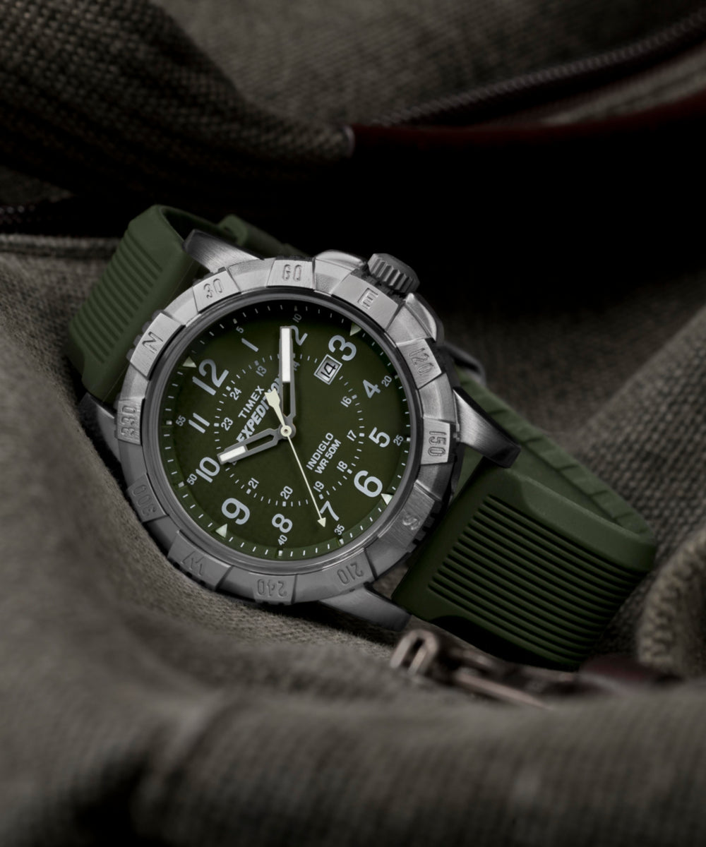 Expedition Ridge 43mm Silicone Strap Watch - Image 6