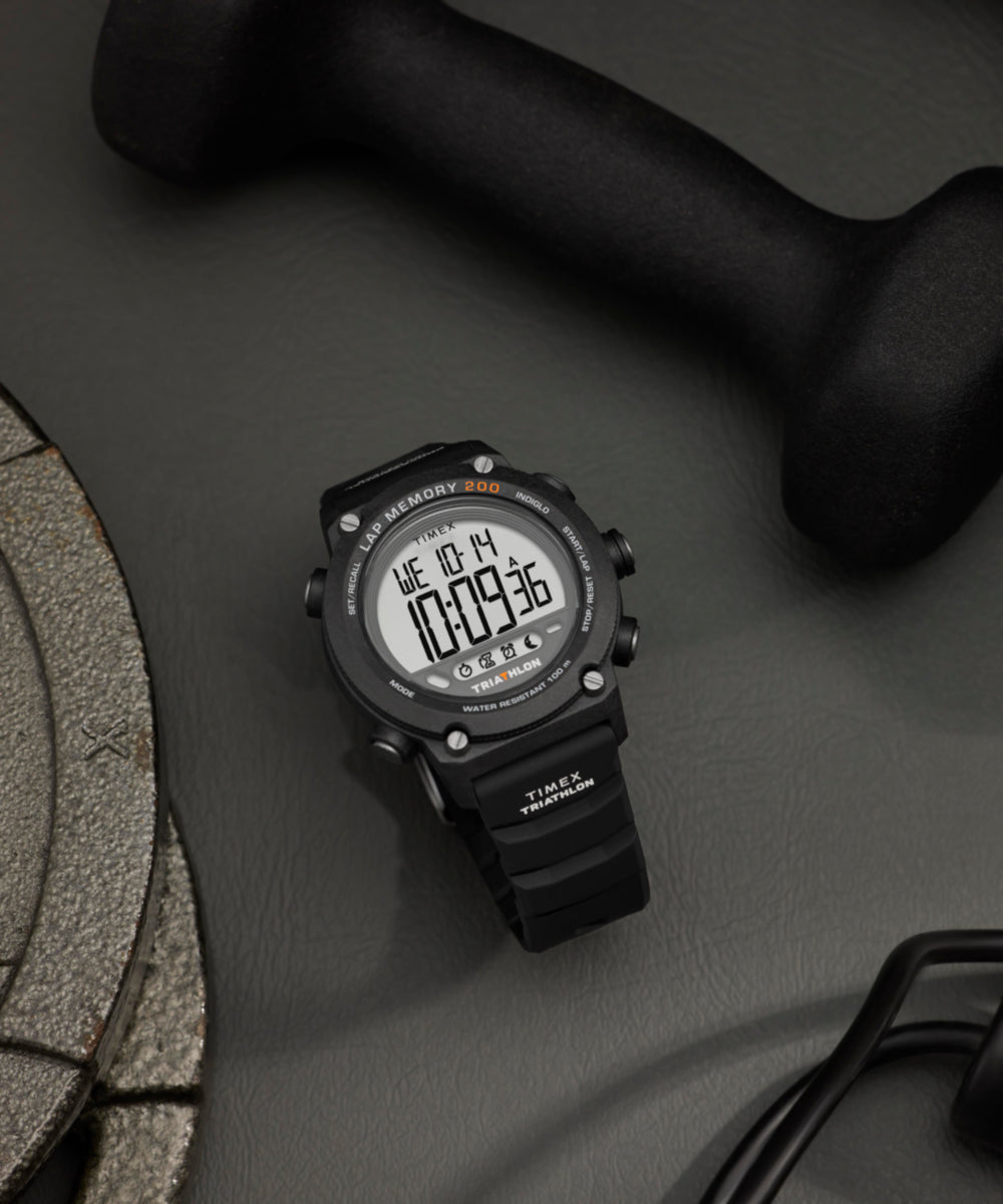 Triathlon 200 Lap 44mm Silicone Strap Watch - Image 6