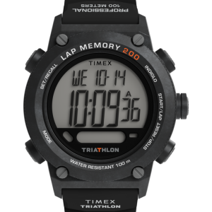 Triathlon 200 Lap 44mm Silicone Strap Watch