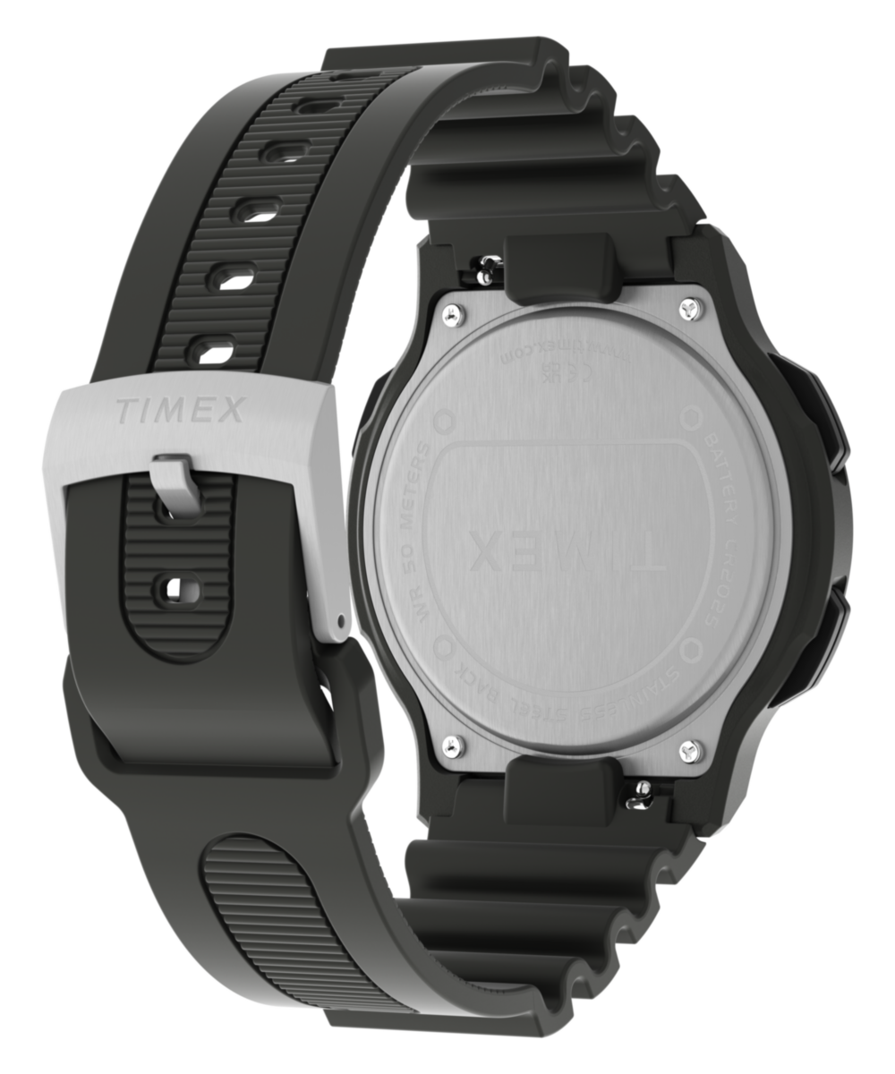 Retroware Digital 46mm Resin Strap Watch - Image 6