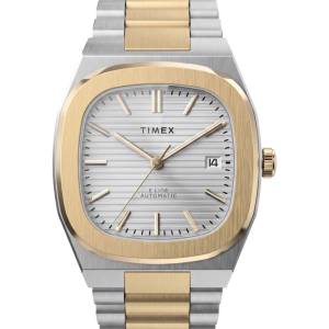 Timex® Automatic E Line 38mm Stainless Steel Bracelet Watch