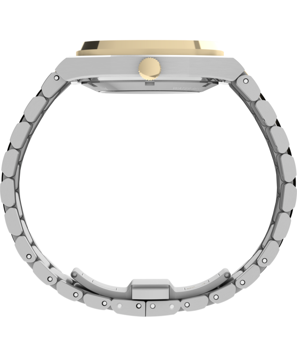 Timex® Automatic E Line 38mm Stainless Steel Bracelet Watch - Image 3