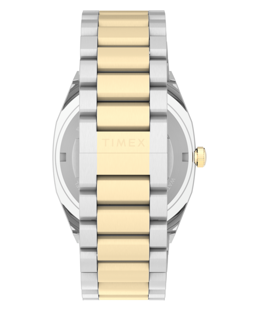 Timex® Automatic E Line 38mm Stainless Steel Bracelet Watch - Image 4