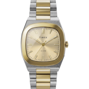 Timex® Quartz E Line 30mm Stainless Steel Bracelet Watch