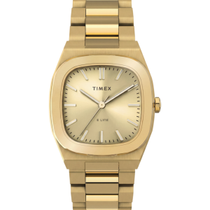 Timex® Quartz E Line 30mm Stainless Steel Bracelet Watch