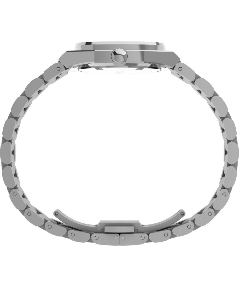 Timex® Quartz E Line 30mm Stainless Steel Bracelet Watch - Image 3