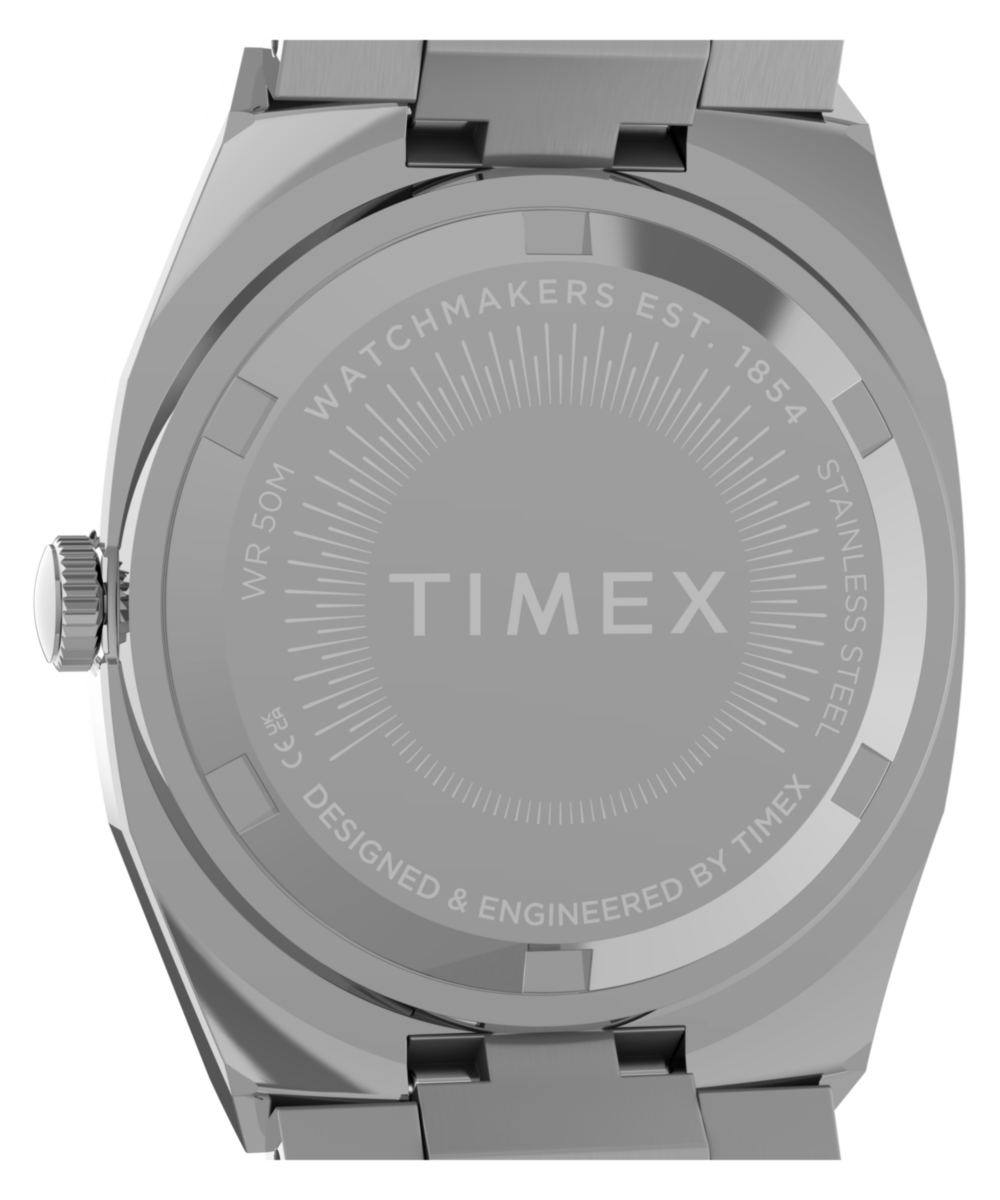 Timex® Quartz E Line 30mm Stainless Steel Bracelet Watch - Image 5