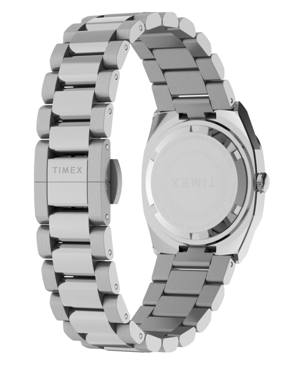 Timex® Quartz E Line 30mm Stainless Steel Bracelet Watch - Image 6