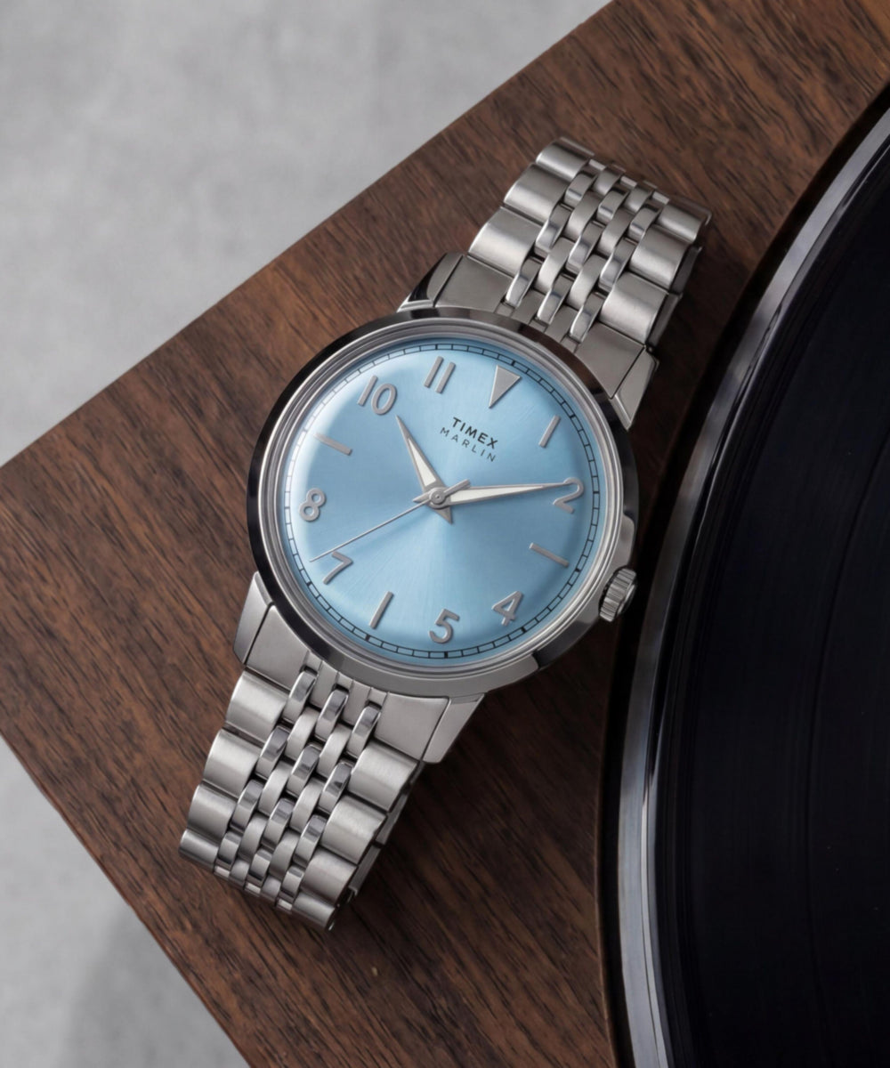 Marlin® Quartz 34mm Stainless Steel Bracelet Watch - Image 6