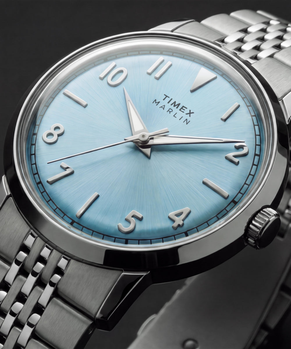 Marlin® Quartz 34mm Stainless Steel Bracelet Watch - Image 7