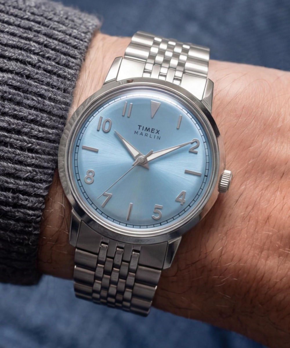 Marlin® Quartz 34mm Stainless Steel Bracelet Watch - Image 2