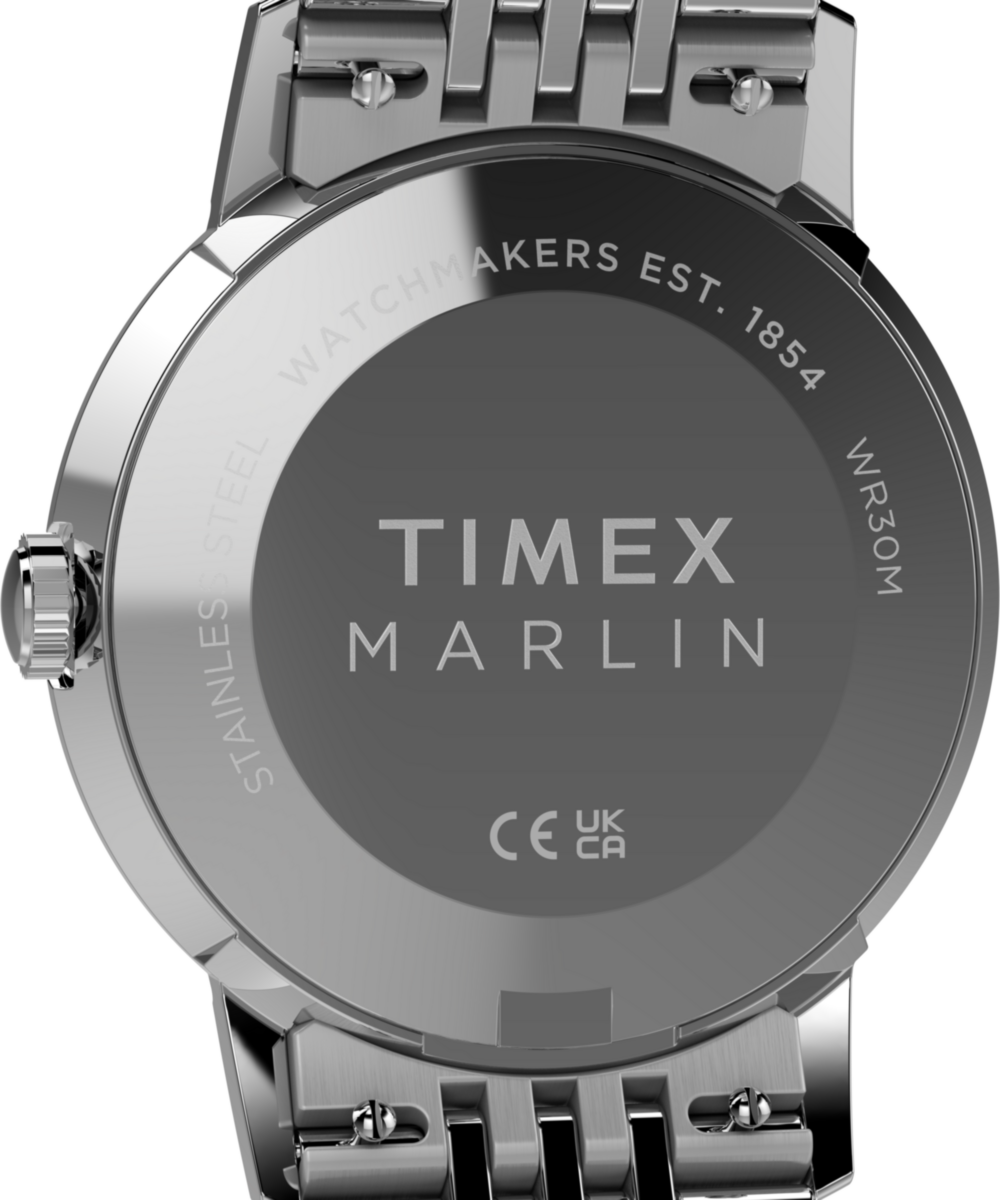Marlin® Quartz 34mm Stainless Steel Bracelet Watch - Image 5