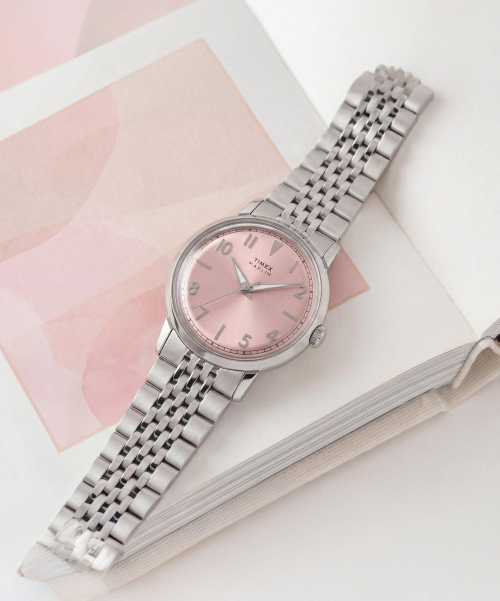 Marlin® Quartz 34mm Stainless Steel Bracelet Watch - Image 6