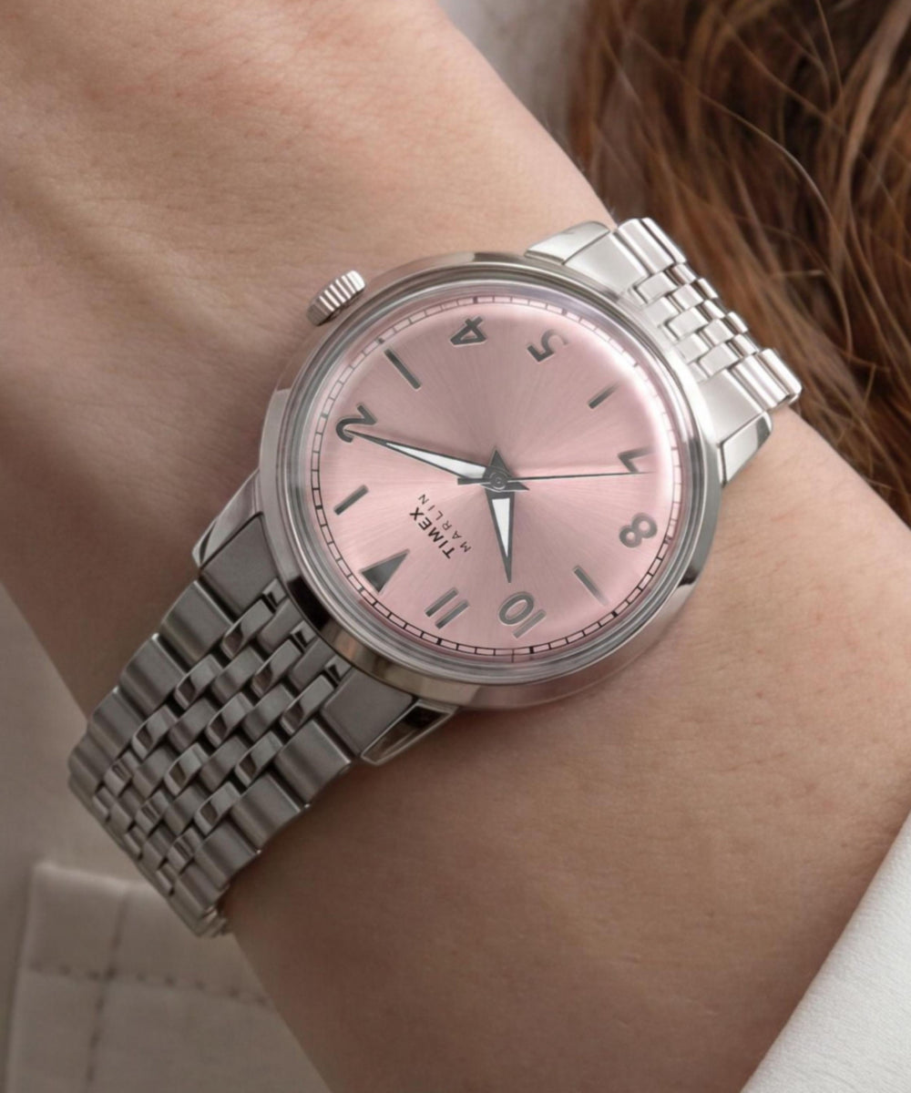 Marlin® Quartz 34mm Stainless Steel Bracelet Watch - Image 2