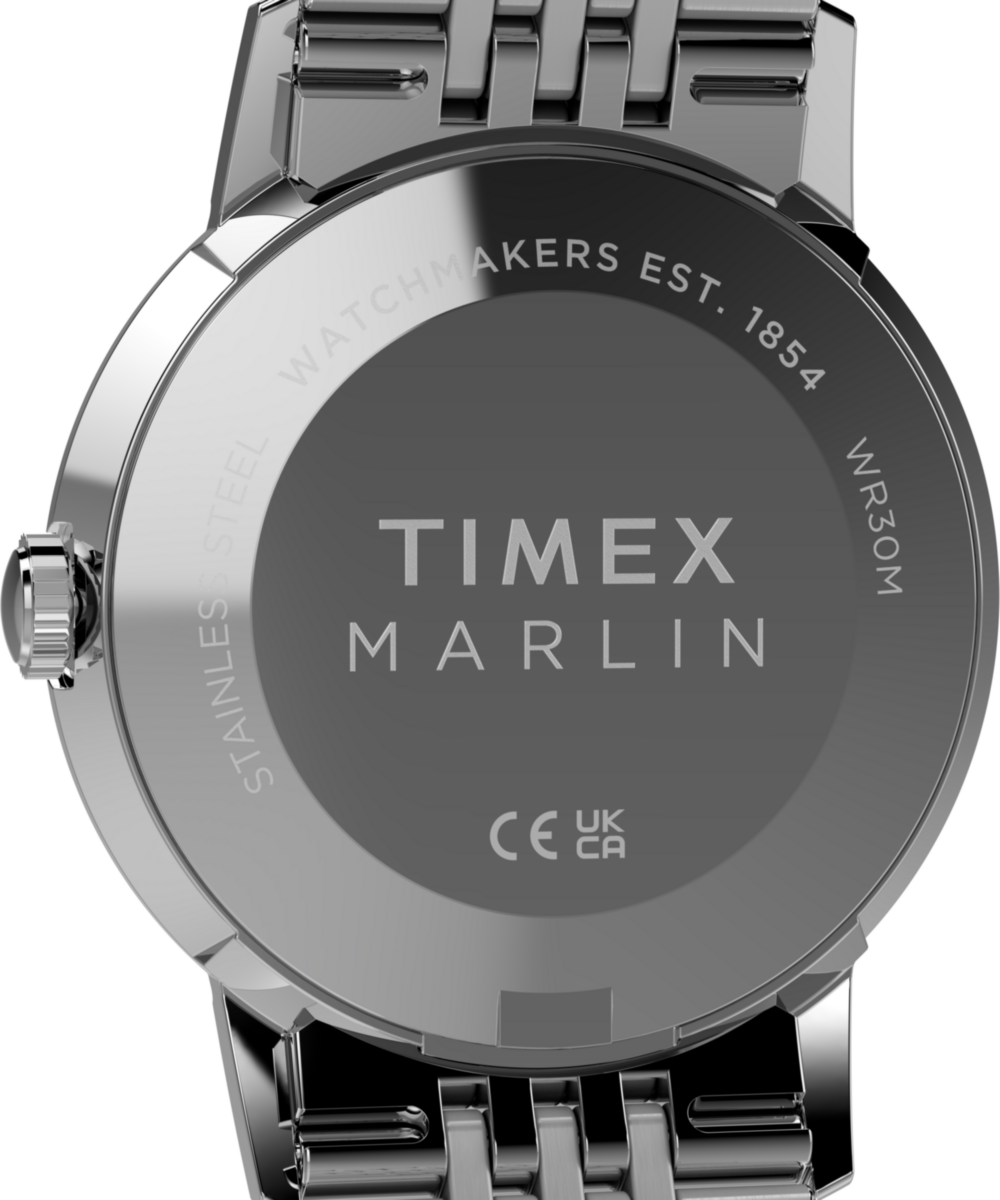 Marlin® Quartz 34mm Stainless Steel Bracelet Watch - Image 5