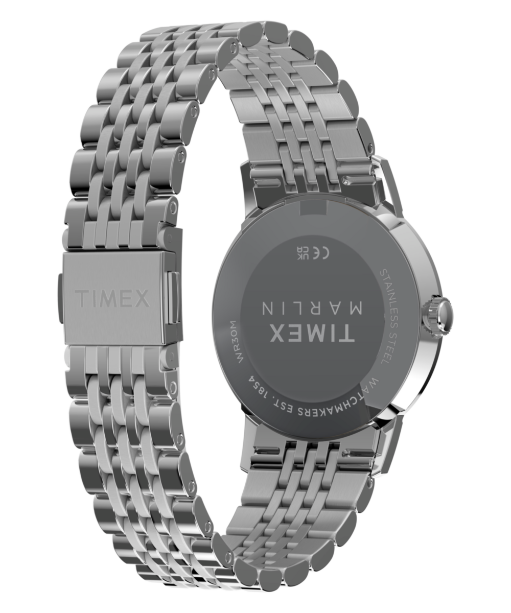 Marlin® Quartz 34mm Stainless Steel Bracelet Watch - Image 6