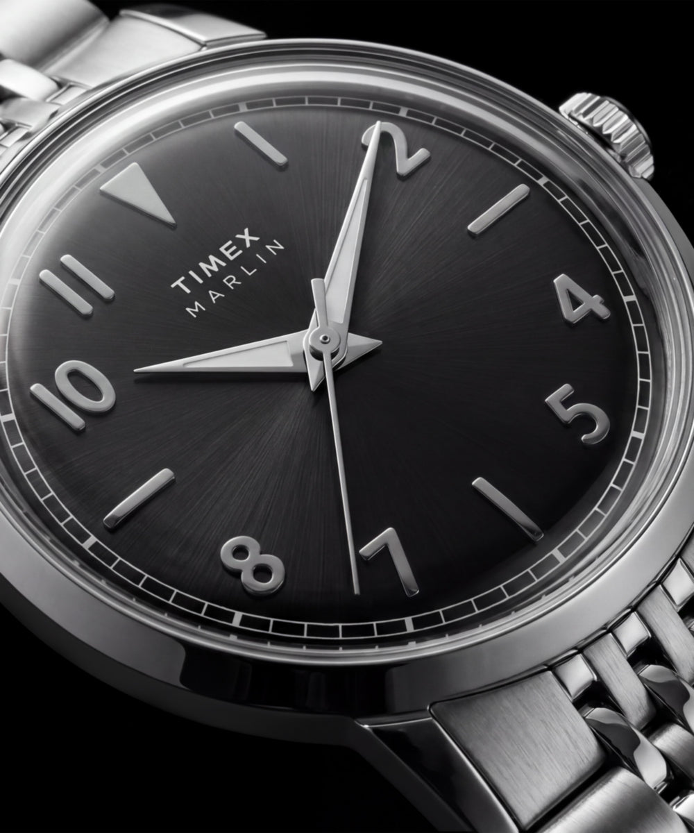 Marlin® Quartz 34mm Stainless Steel Bracelet Watch - Image 8