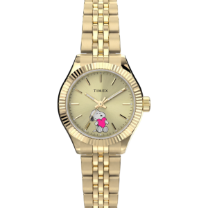 Peanuts x Timex Legacy Mini Heart Hug 25mm Stainless Steel Bracelet Watch