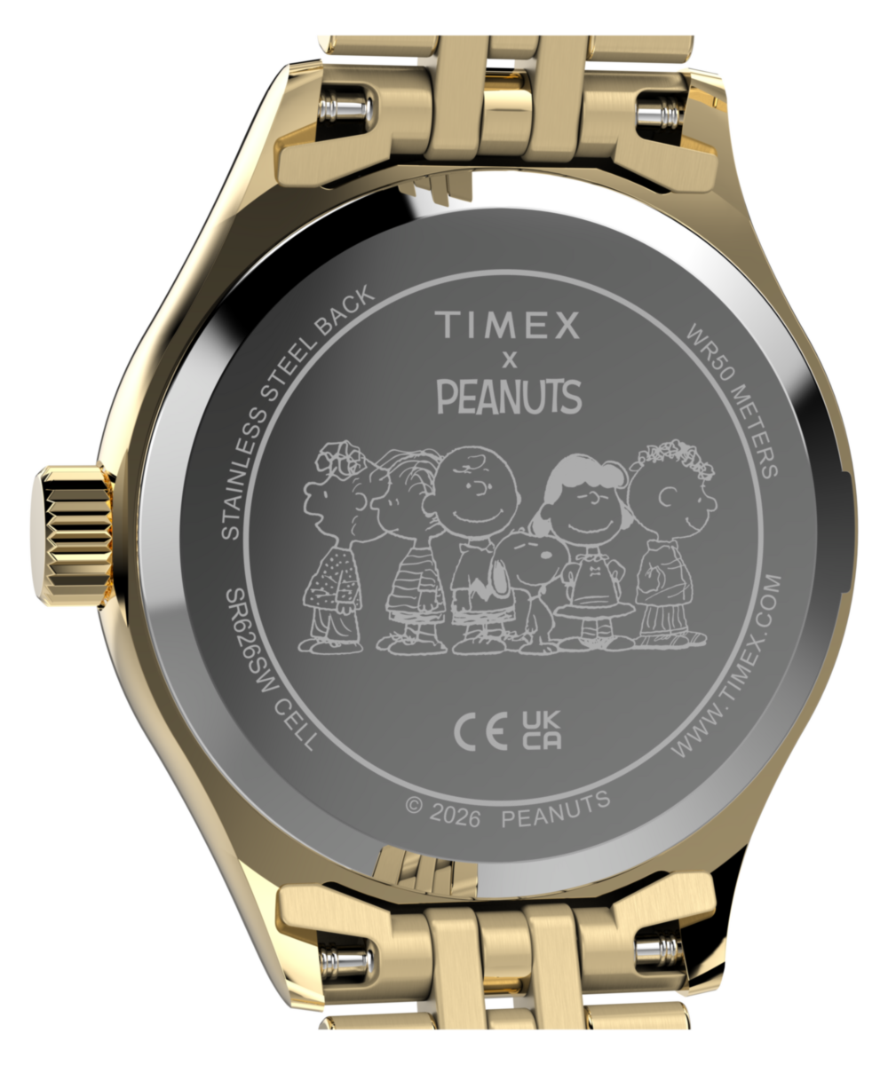 Peanuts x Timex Legacy Mini Heart Hug 25mm Stainless Steel Bracelet Watch - Image 5