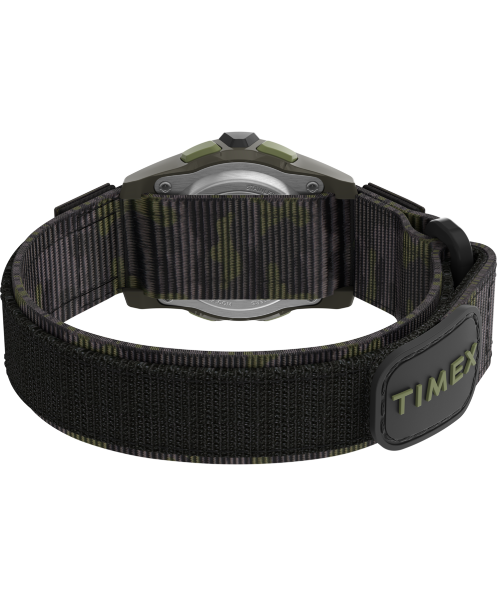 TIMEX TIME MACHINES® 35mm Green/Brown Camo Fast Wrap® Kids Digital Watch - Image 5