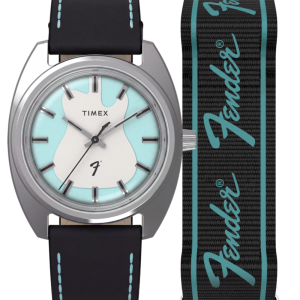 Fender x Timex 37mm Leather Strap Watch Giftset